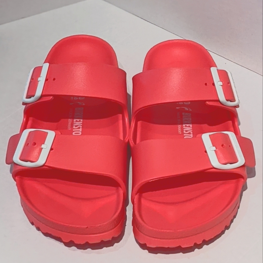 Birkenstock Essential Rubber Arizona Coral Size 9